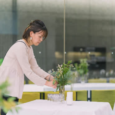 丁寧にヒアリングして世界観づくり